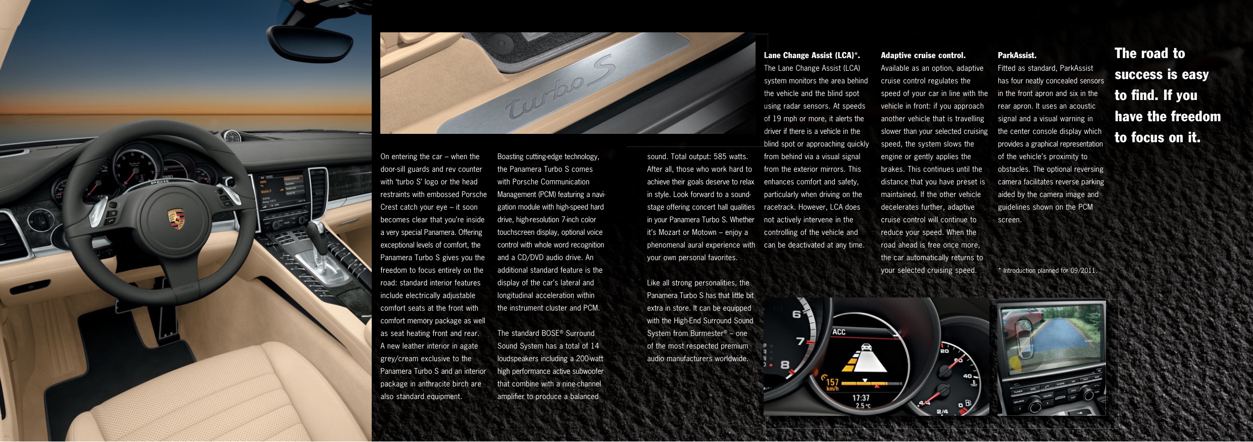 2012 Porsche Panamera Turbo Brochure Page 11
